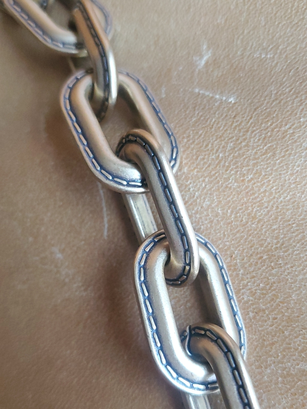 Coach Link Chain Strap For Tabby Bag Or Chunky Necklace Brass / Gold - Picture 12 of 12